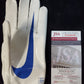 Denver Broncos Damarri Mathis Autographed Signed Glove Jsa Coa