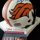 Kj Hamler Autographed Blue Signed Denver Broncos Lunar Mini Helmet Jsa Coa