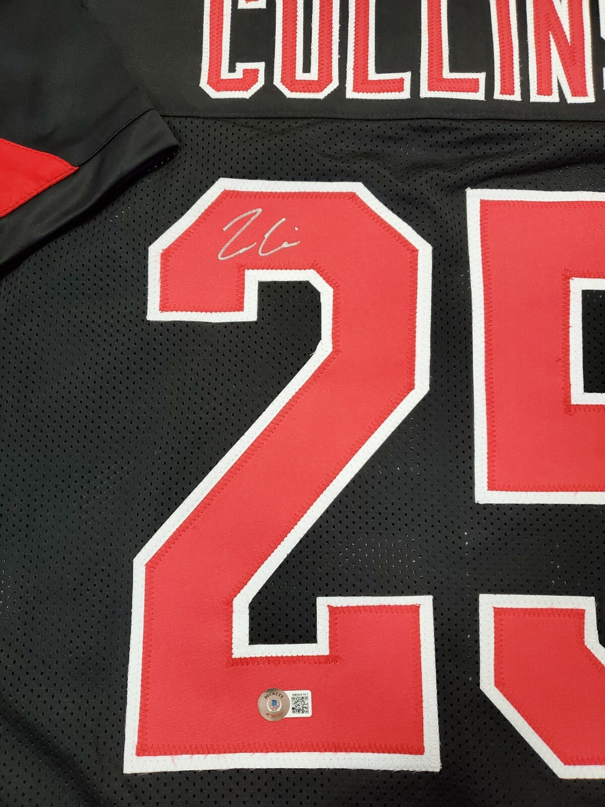 Arizona Cardinals Zaven Collins Autographed Signed Jersey Beckett Holo