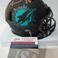 Miami Dolphins Sam Madison Autographed Eclipse Mini Helmet Jsa Coa