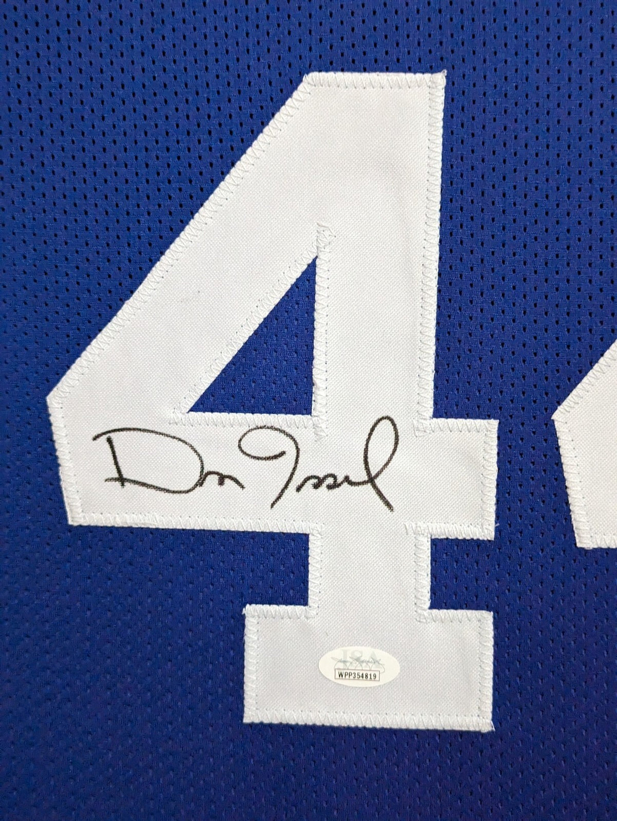 Framed Kentucky Wildcats Dan Issel Autographed Signed Jersey Jsa Coa
