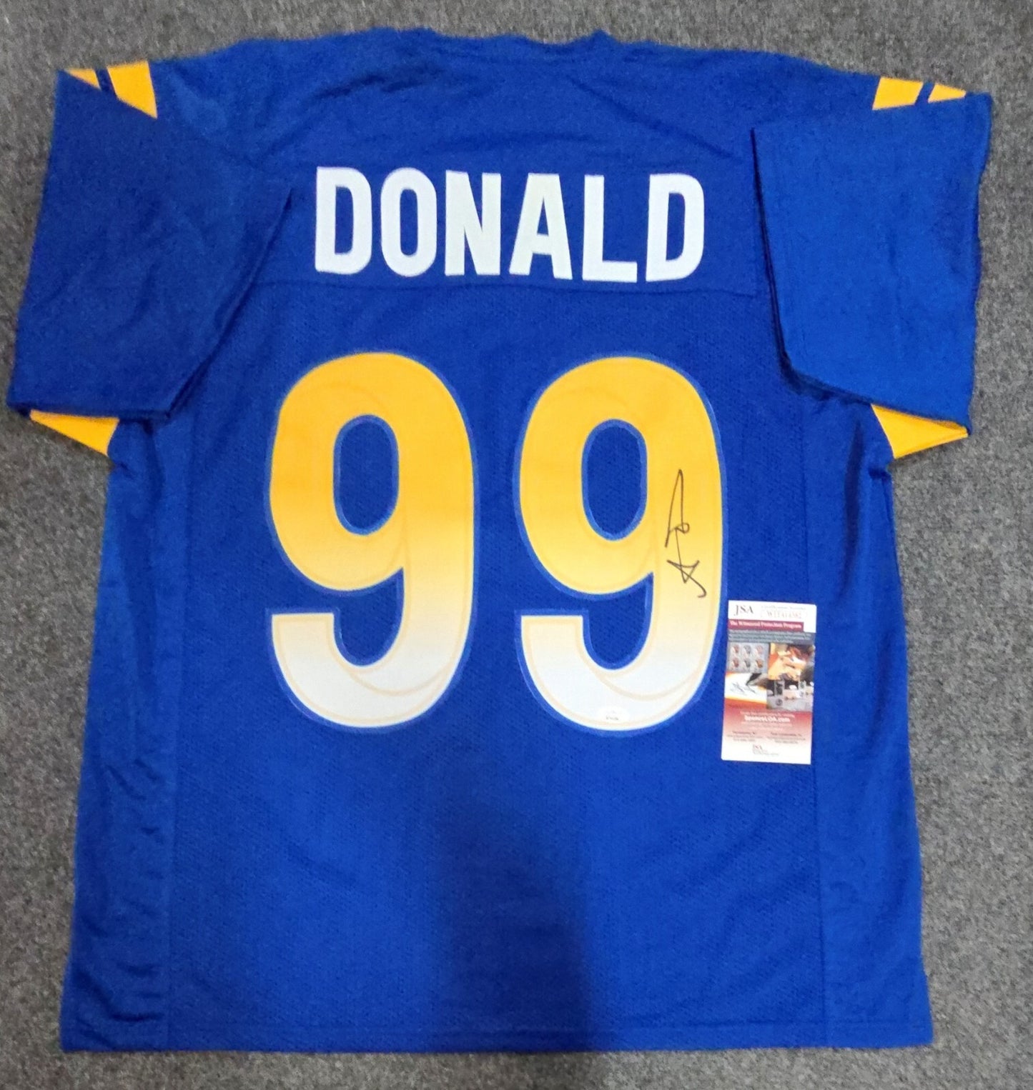 Los Angeles Rams Aaron Donald Autographed Signed Jersey Jsa Coa