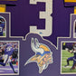 Framed Minnesota Vikings Jordan Addison Autographed Signed Jersey Beckett Holo