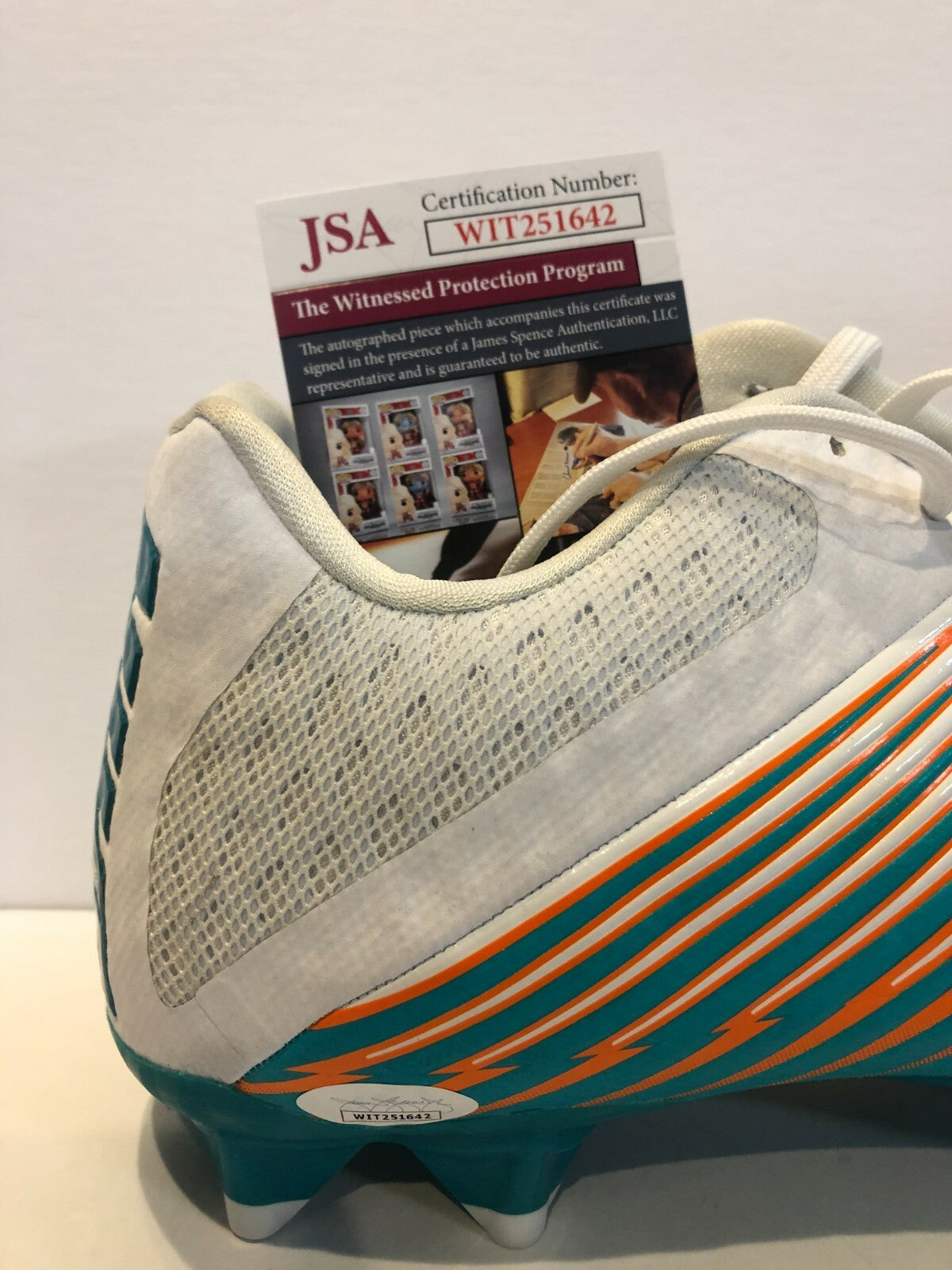 Miami Dolphins Jakeem Grant Autographed Signed Nike Cleat Jsa Coa