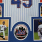 Framed New York Mets Pedro Martinez Autographed Signed Jersey Jsa Coa