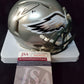 Philadelphia Eagles Jordan Davis Autographed Signed Flash Mini Helmet Jsa Coa