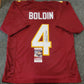 Florida State Seminoles Anquan Boldin Autographed Signed Jersey Jsa Coa