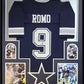 Framed Dallas Cowboys Tony Romo Autographed Signed Jersey Jsa Coa