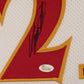 Framed Dominique Wilkins Autographed Signed Atlanta Hawks Jersey Jsa Coa