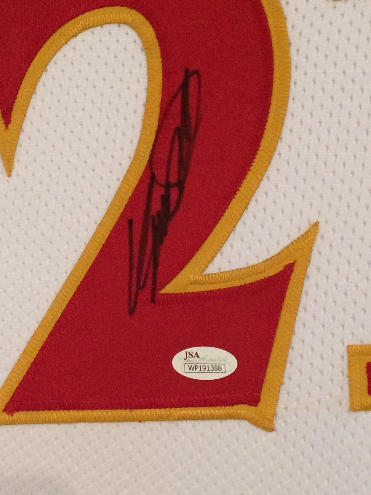Framed Dominique Wilkins Autographed Signed Atlanta Hawks Jersey Jsa Coa