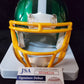 Green Bay Packers Devonte Wyatt Autographed Signed Flash Mini Helmet Jsa Coa