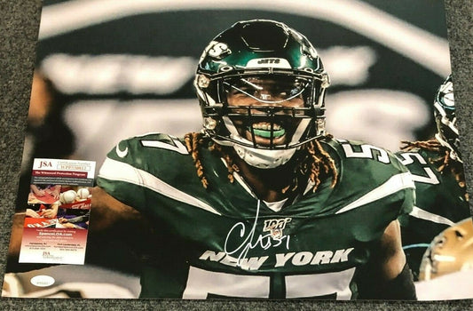 New York Jets Cj Mosley Autographed Signed 16X20 Photo Jsa  Coa