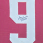 Framed Washington Football Sonny Jurgensen Autographed Signed Jersey Jsa Coa