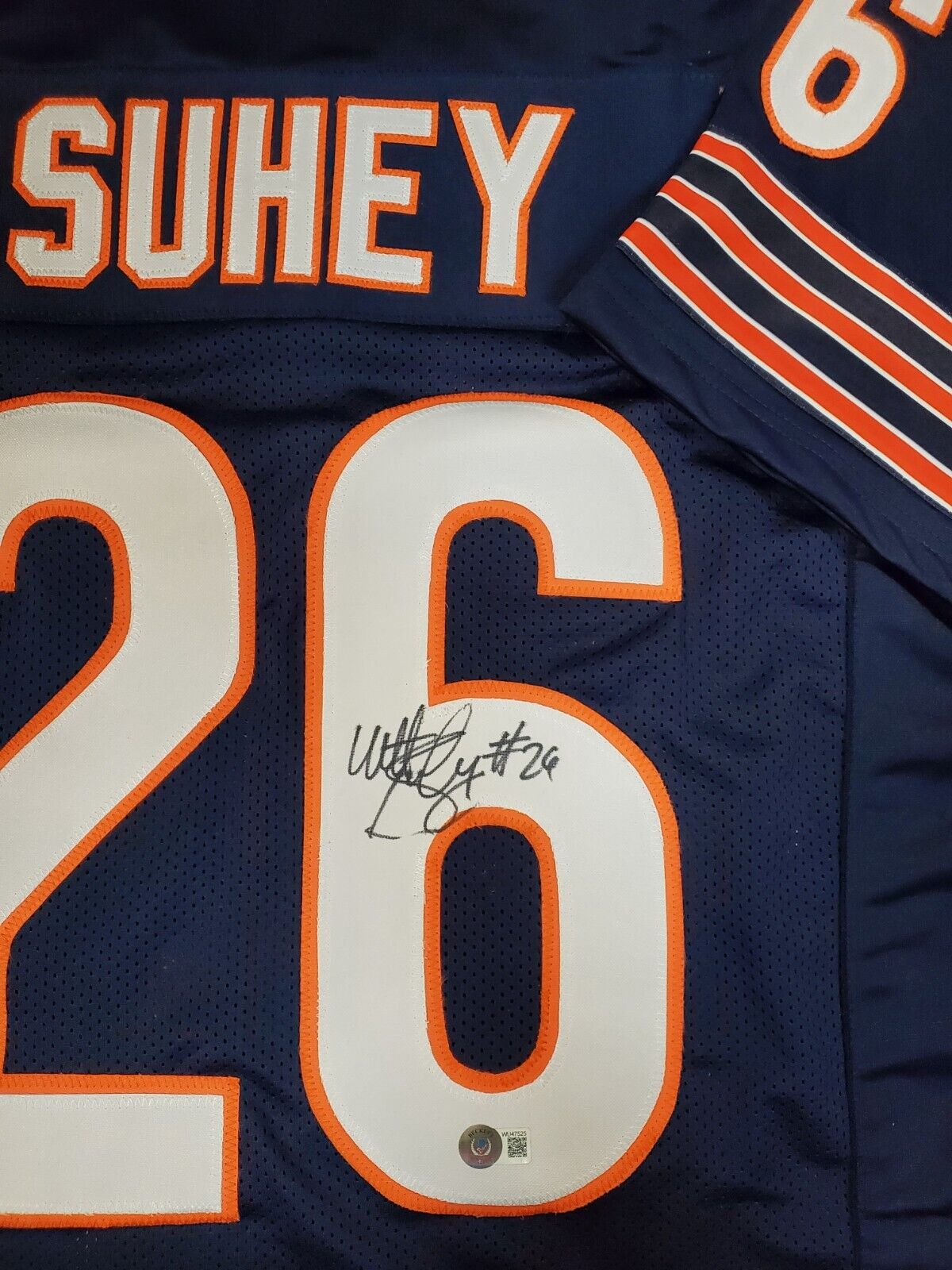 Chicago Bears Matt Suhey Autographed Signed Jersey Beckett Holo – MVP  Authentics