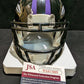 Baltimore Ravens Patrick Queen Autographed Signed Mini Helmet Jsa Coa