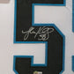 Framed Carolina Panthers Luke Kuechly Autographed Signed Jersey Beckett Holo