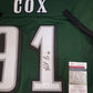 MVP Authentics Philadelphia Eagles Fletcher Cox Autographed Signed Jersey Jsa Coa 108 sports jersey framing , jersey framing