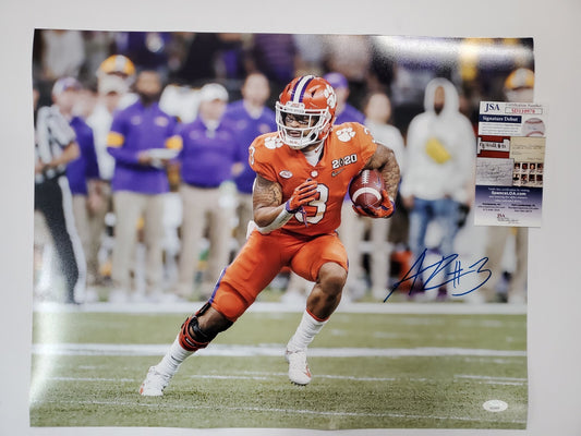 Clemson Tigers Amari Rodgers Autographed Signed 16X20 Photo Jsa  Coa