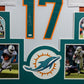 Framed Miami Dolphins Jaylen Waddle Autographed Signed Jersey Jsa Coa