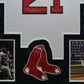 Framed Suede Roger Clemens Autographed Signed Boston Red Sox Jersey Jsa Coa