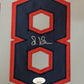 Framed Cleveland Guardians Steven Kwan Autographed Signed Jersey Jsa Coa