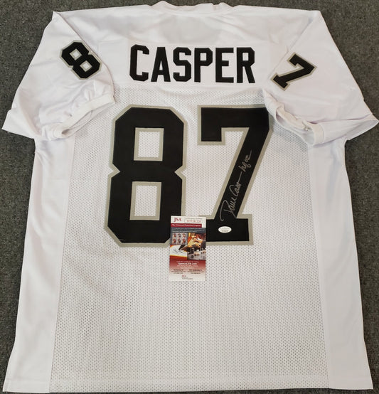 Oakland Raiders Dave Casper Autographed Signed Inscribed Jersey Jsa Coa