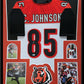 Framed Cincinnati Bengals Chad Johnson Autographed Jersey Beckett Holo