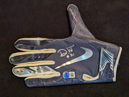 Seattle Seahawks Devon Witherspoon Signed Football Glove Beckett Hologram