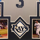 Framed Tampa Bay Rays Evan Longoria Autographed Signed Jersey Beckett Holo
