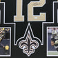 Framed New Orleans Saints Chris Olave Autographed Signed Jersey Jsa Coa