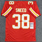 Kansas City Chiefs L'jarius Sneed Autographed Signed Jersey Jsa Coa