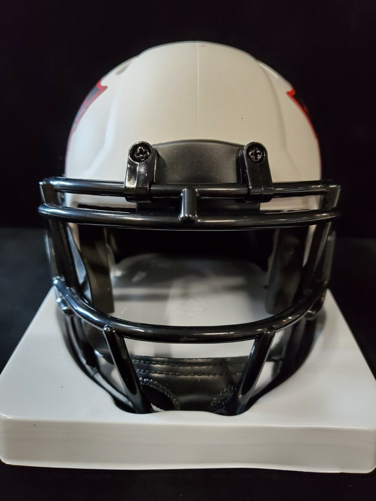 Damien Harris Signed New England Patriots Lunar Mini Helmet Beckett Holo