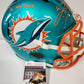 Miami Dolphins Zach Thomas Signed Insc Full Size Flash Rep Helmet Jsa Coa