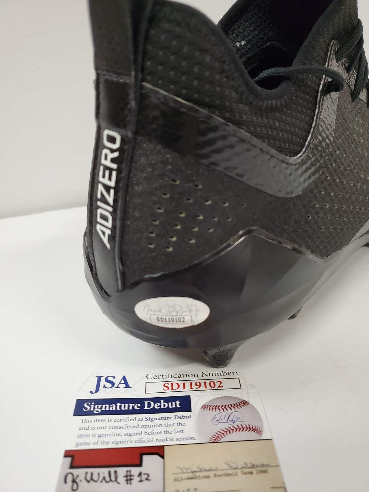 Javian Hawkins Autographed Signed Adidas Cleat Jsa Coa