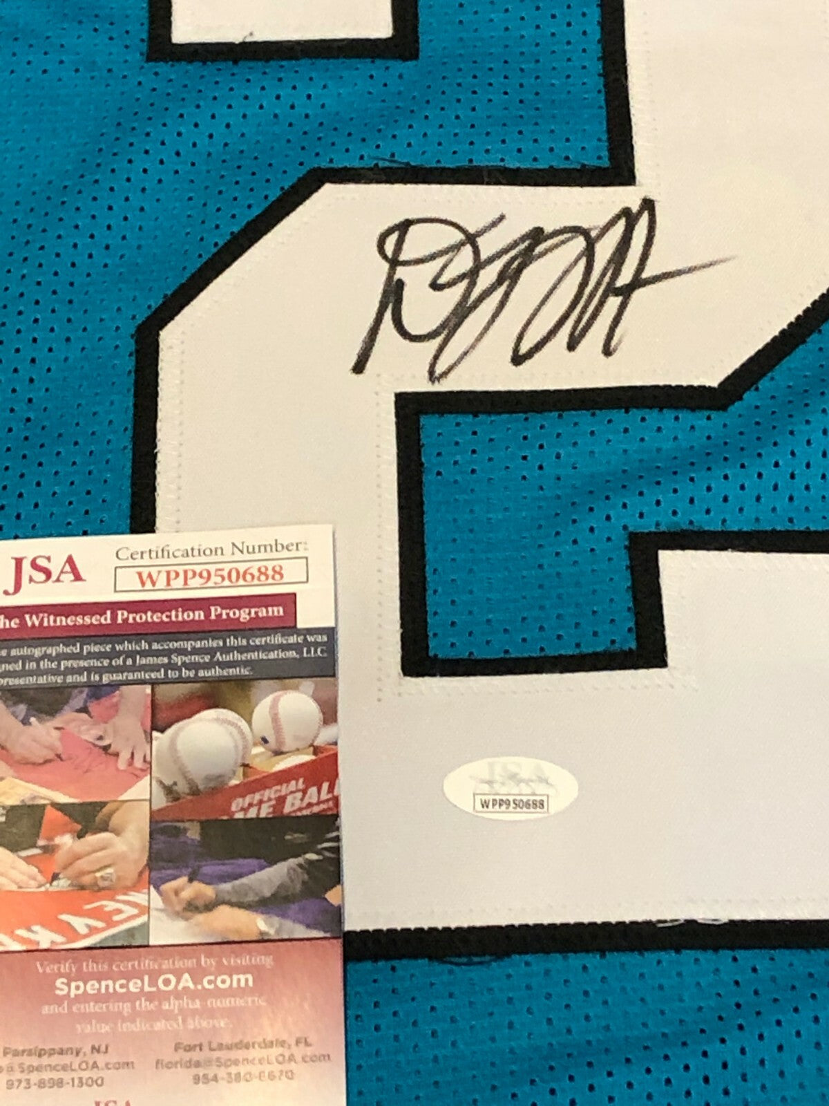 Carolina Panthers Dj Moore Autographed Signed Jersey Jsa  Coa