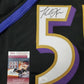 MVP Authentics Baltimore Ravens Terrell Suggs Autographed Signed Jersey Jsa Coa 152.10 sports jersey framing , jersey framing