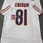 Chicago Bears Bobby Engram Autographed Signed Jersey Jsa  Coa