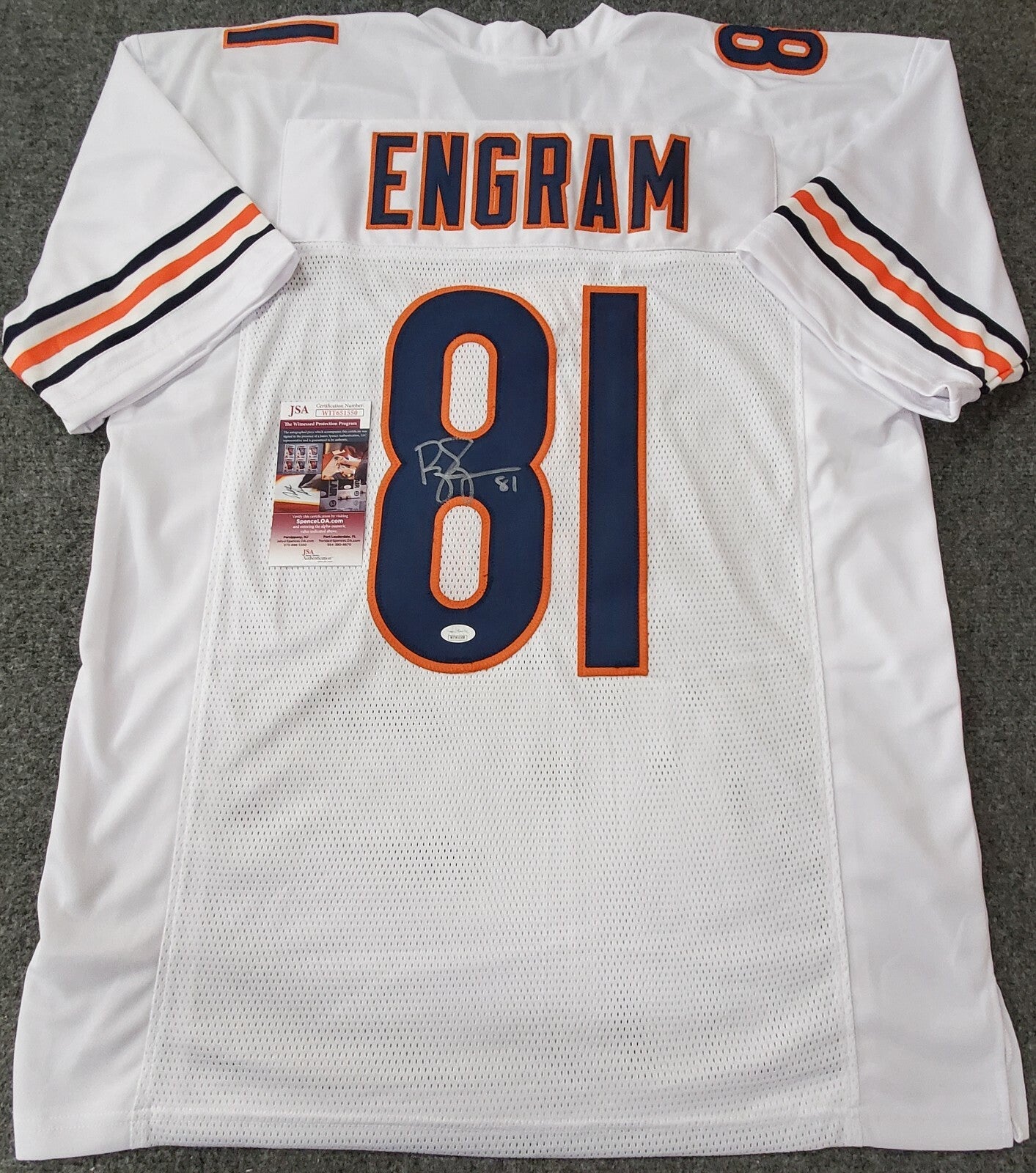 Chicago Bears Bobby Engram Autographed Signed Jersey Jsa  Coa