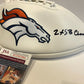Neil Smith Autographed Signed Inscribed Denver Broncos Logo Football Jsa Coa