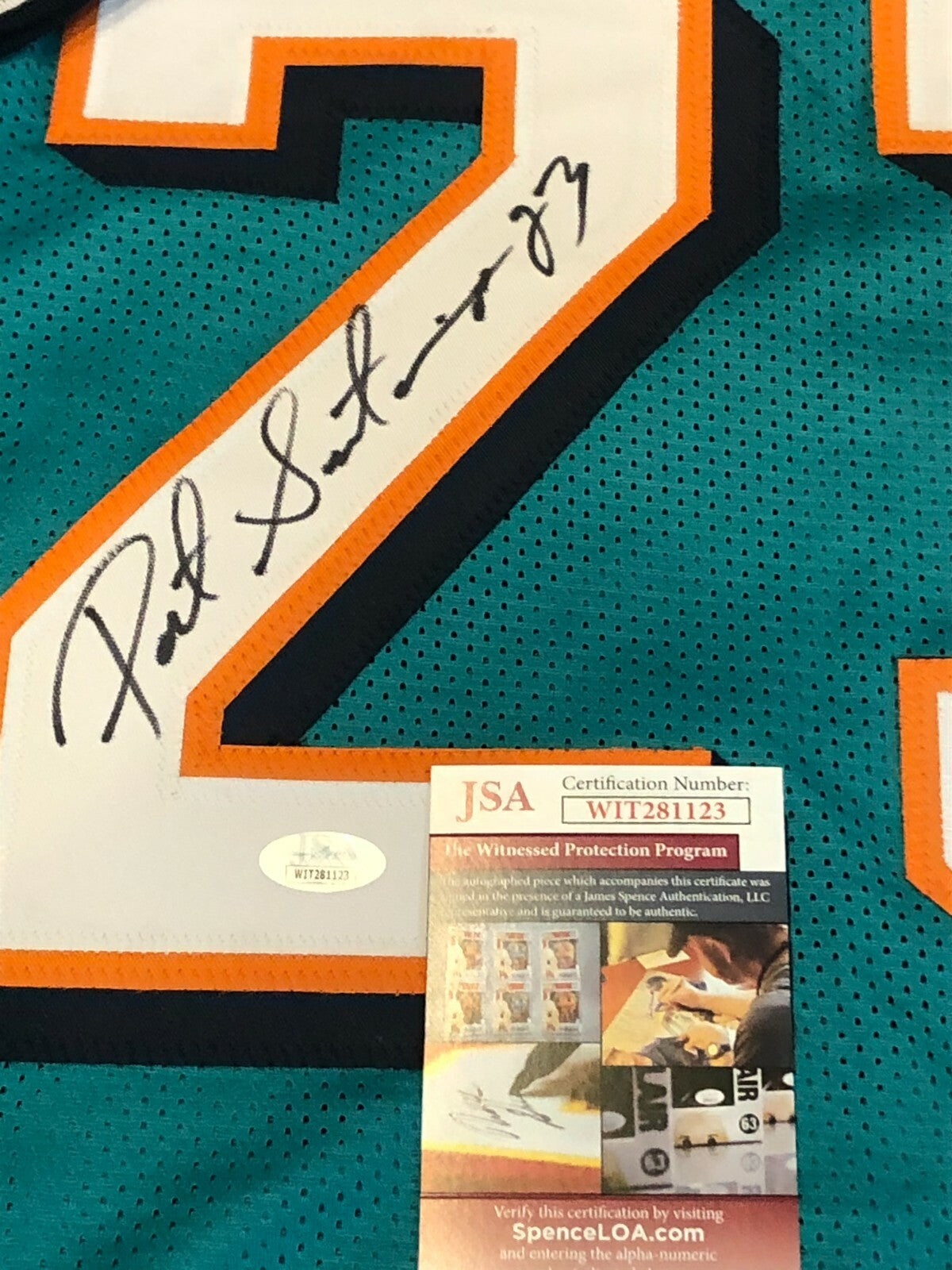 Miami Dolphins Patrick Surtain Autographed Signed Jersey Jsa  Coa
