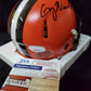 Cleveland Browns Greg Newsome Ii Autographed Signed Speed Mini Helmet Jsa Coa