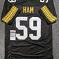 Pittsburgh Steelers Jack Ham Autographed Signed Inscribed Jersey Jsa Coa