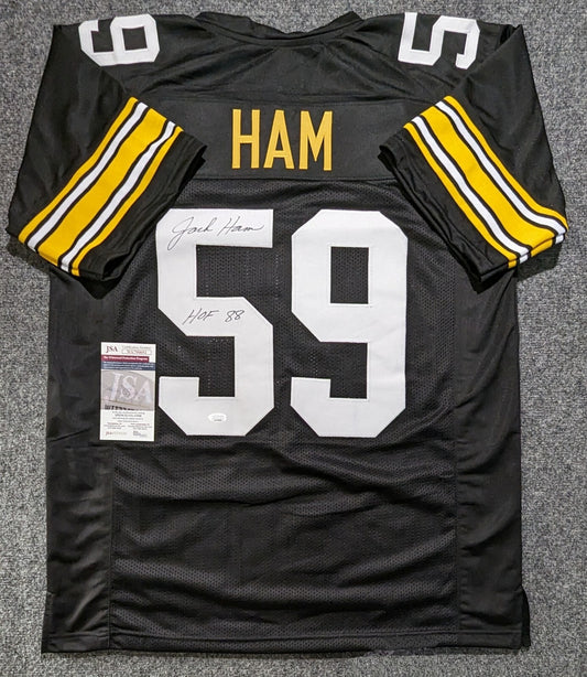 Pittsburgh Steelers Jack Ham Autographed Signed Inscribed Jersey Jsa Coa