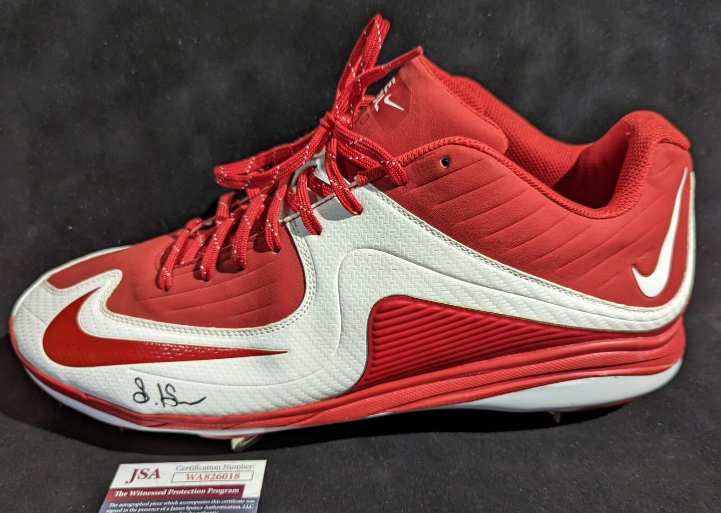 Cleveland Guardians Steven Kwan Autographed Signed Cleat Jsa Coa