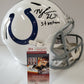 Nyheim Hines Signed Indianapolis Colts Speed Rep Full Size Helmet Jsa Coa