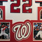 Framed Washington Nationals Juan Soto Autographed Signed Jersey Beckett Hologram