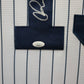 Framed Suede Alex Rodriguez Autographed Signed New York Yankees Jersey Jsa Coa