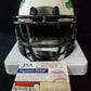 N.Y. Jets Alijah Vera-Tucker Autographed Signed Lunar Mini Helmet Jsa Coa