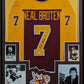 MVP Authentics Framed Minnesota Gophers Neal Broten Autographed Signed Jersey Tse Coa 585 sports jersey framing , jersey framing