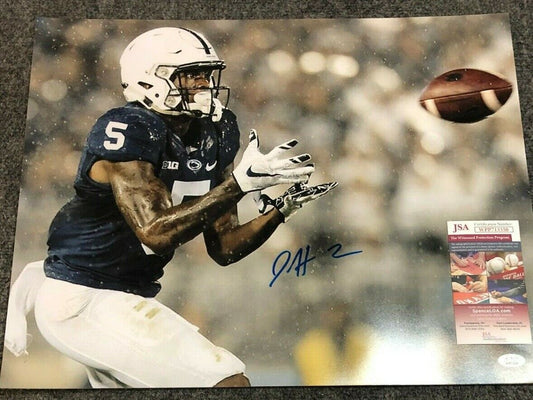 MVP Authentics Penn State Daesean Hamilton Autographed Signed 16X20 Photo Jsa  Coa 71.10 sports jersey framing , jersey framing